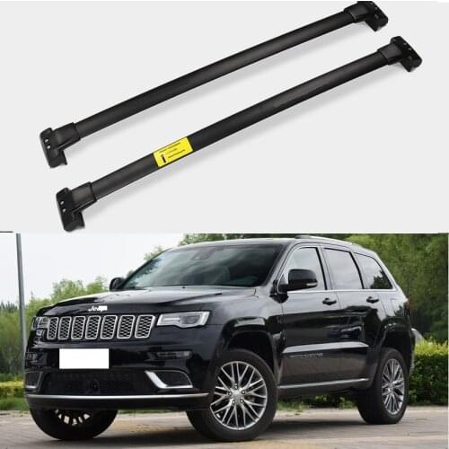 Stainless steel black for JEEP Grand Cherokee 2011-2015 2016 2017 2018 2019 2020 Baggage luggage rack roof rack rail cross bar