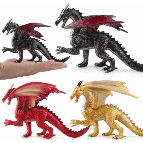 Simulation Dinosaur Animal Model Toys Break Ice Pterodactyl Flying Blue Dragon Dinosaur Toy