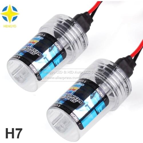 2X H7 Xenon Light Bulb DC 12V 35W Xenon Bulb Replacement For Cnlight Lamp 4300K 6000K 8000K Metal Ceramic Base For Car headlight