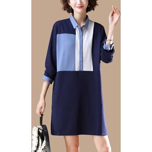 Patchwork Long Women Shirts 2021 Summer Vintage Pocket Female Casual All Match Office Lady Elegant Shirts Outwear Tops