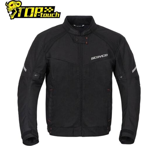 SCOYCO Summer Men Motorcycle Jacket Motocross Off-Road Jacket Motor Racing Jacket Breathable Mesh Moto Jacket Protective Gear