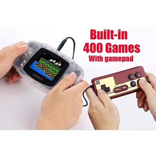 Coolbaby Handheld Game Players RS-5 Retro Built-in 400 games Portable Mini 8-Bit 3.0 Inch Color LCD Game Player + G
