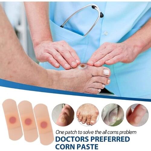 E7CF Corn Remover Pads, Remove Corns Fast, One Step Pads, Cushioning Protection Against Shoe Pressure, Release Feet