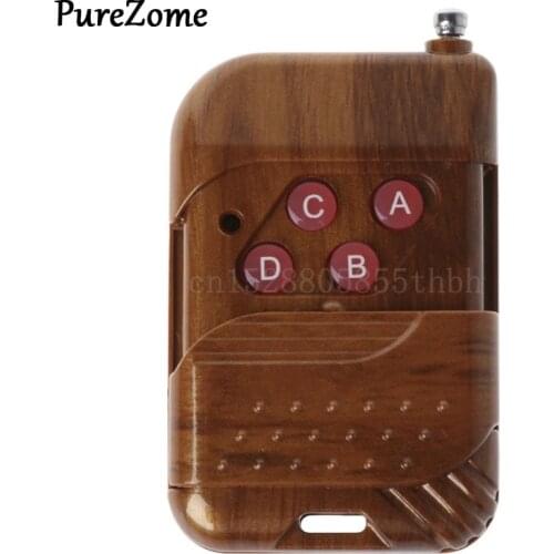 315/433Mhz Universal Wireless Copy Code Remote Control Controller 4 Channel Electric Cloning Gate Garage Door Auto Keychain