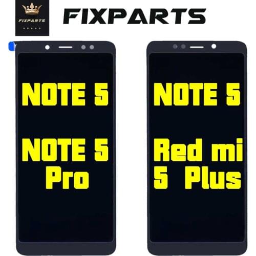 Test Well For Xiaomi Redmi 5 Plus LCD Display Touch Screen 5.99" Note 5 Pro Digitizer Screen Glass Panel For Xiaomi Note 5 LCD