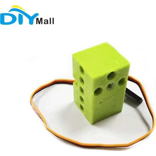 1/2/4pcs Geekservo 360 Degree Continuous Rotation Servo Green 0.7kg 4.8V-6V PWM Control for lego Building Blocks Microbit
