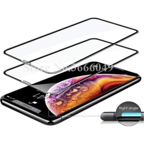 500pcs 5D Curved Edge Tempered Glass Full Covrage For iPhone XS Max XR X 8 7 6 6S Protective Anti-Scratch Guard Screen Protector