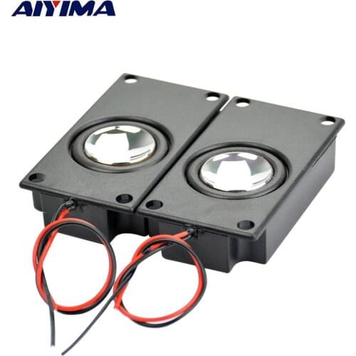 AIYIMA 2Pcs 4 ohm 3W Audio Portable Speakers 3870 Box Speaker DIY Mini TV Speakers