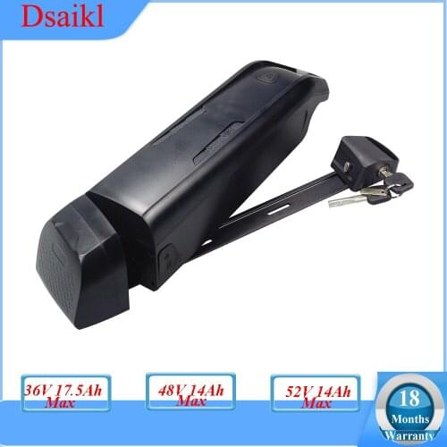 Side selease seamoon ebike battery pack 36V 10ah 13Ah 15Ah 17.5Ah 250W 500W electric bike batteries with 54.6V 2A charger
