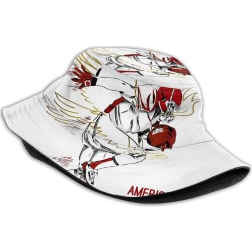 American Football Dad T - Shirt Football T Shirt Football American Gifts Halloween T Shirt FishermanS Hat Bucket Hats Caps