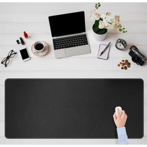 CENNBIE Extended Mega Size Professional Leather Desk Mat for Full Desk - Stitched Edges - 51.18"x23.62" (130x60cm)