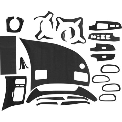 Black Car Interior DIY Decals Trim Decoration Styling fit for Honda Civic 2006 2007 2008 2009 2010 2011