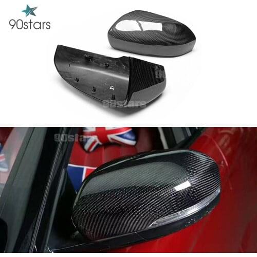 For Land Rover Range Rover Evoque Carbon Fiber Rear Side View caps Mirror Cover Replacement &Add On Style Mirror Cover 2012 2013