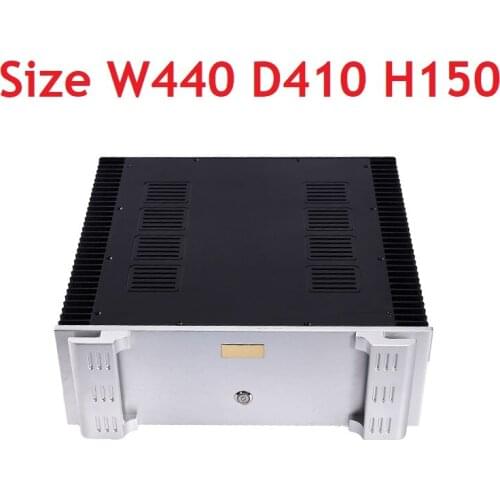 CJ-168 4415 Class A Pure Rear -stage All Aluminum Power Amplifier Chassis 440*410*150 Decorder Amp DIY Case Handles
