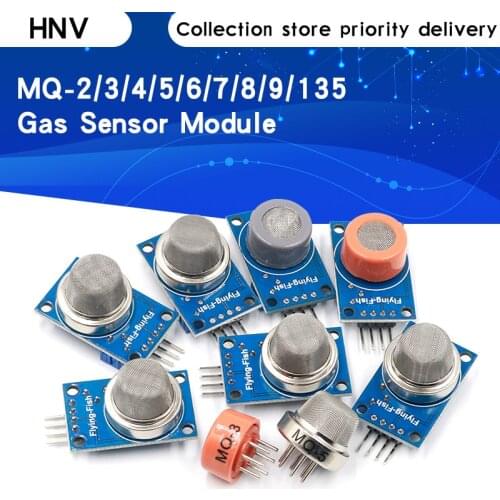 MQ-2 MQ-3 MQ-4 MQ-5 MQ-6 MQ-7 MQ-8 MQ-9 MQ-135 Detection Smoke methane liquefied Gas Sensor Module for Arduino Starter DIY Kit