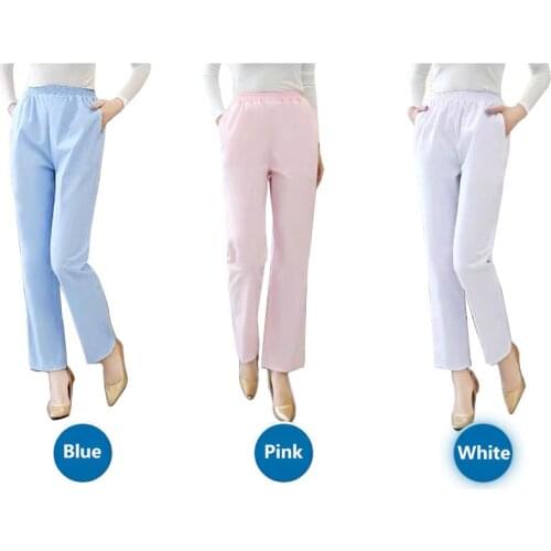 Womens Medical Uniform Trousers Slim-Fit Lab