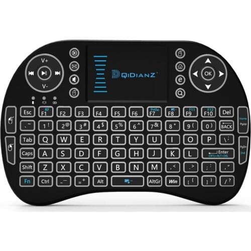 I8 Mini Keyboard Backlit 2.4GHz For Android TV Box PC Air Mouse Remote Touchpad Mini Wireless Keyboard