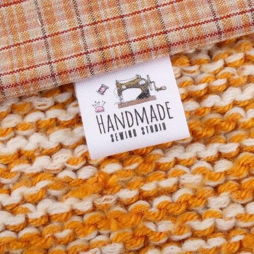 Personalized Tags, Fabric Labels, Sew on Labels, Printed Tags, Sew on Name Labels, Clothing Name Labels, Fold tags (MD1155)