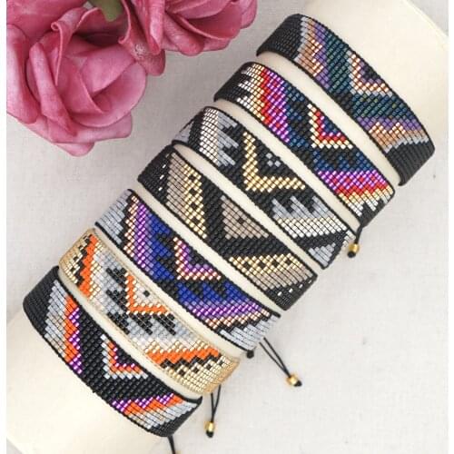 Go2boho Evil Eye Bracelet For Women Pulsera Handmade Woven Jewelry Adjustable Miyuki Bracelets Gift For The New Year Wholesale