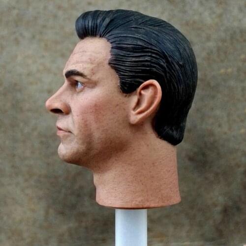 1/6 Femal Head Sculpt James Bond Headplay Sean Connery Head Sculpt for 12" Female Action Figure Body Collection Toys Gift