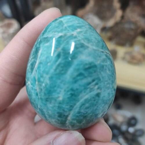 1pcs Natural crystal tianhe stone egg natural crystal ball home feng shui furnishings