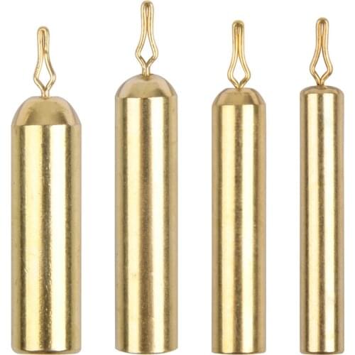 24pcs Brass drop shot rig Fishing Sinkers 5g 7g 10g 14g Fishing Weight Down Shot Weights for Texas rigs casting fishing tackle