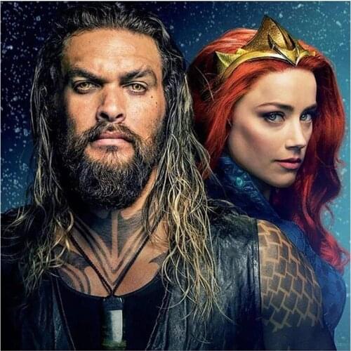 5D DIY Full Square/Round Diamond Painting Movie Poster Aquaman 3D Embroidery Cross Stitch Rhinestone Mosaic Home Decor