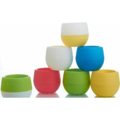 600pcs/lot Gardening Mini Plastic Flower Pots Vase Flower Bonsai Planter Nursery Pots flower pots planter garde pot SN1803