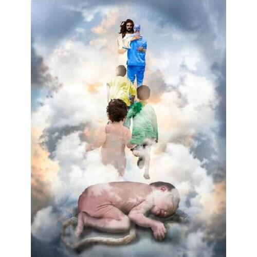 Full Square Round Drill 5D Diamond Painting Doctor jesus baby newborn Embroidery Mosaic Rhinestone Cross Stitch Home Decor P773