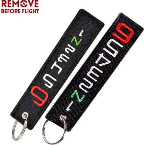 20 PCS/LOT Keychain for Motorcycle Fashion 6 5 4 3 2 N 1 Launch Car Key Chain Cool Embroidery Keychains