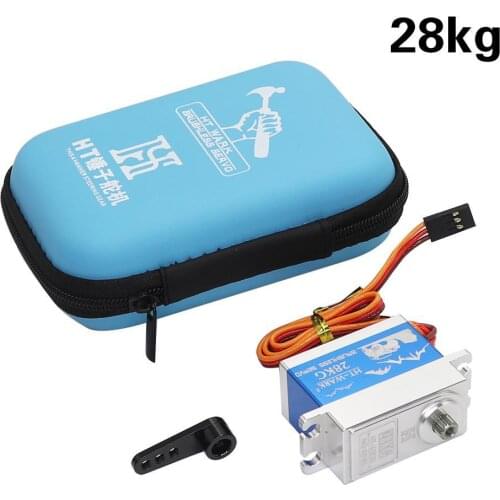 HT6283D 28kg all-metal high pressure brushless fast servo machine anti-seize gear design IPX8 waterproof TRAXXAS AIXAL 28kgServo