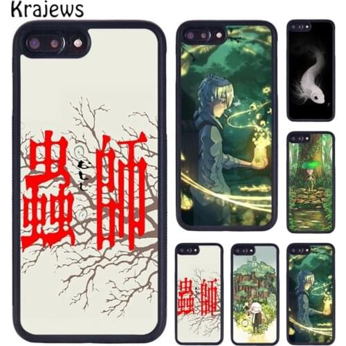 Krajews Japan Anime Mushishi Phone Case For iPhone 5 6S 7 8 Plus 11 12 Pro X XR XS Max Samsung Galaxy S6 S7 S8 S9 S10 PLUS