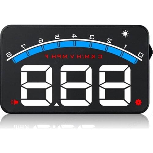 M6 HUD Display 3 inch HD With OBD2 and EUOBD Windshield Projector Smart Auto Digital Speedmeter Car head up display