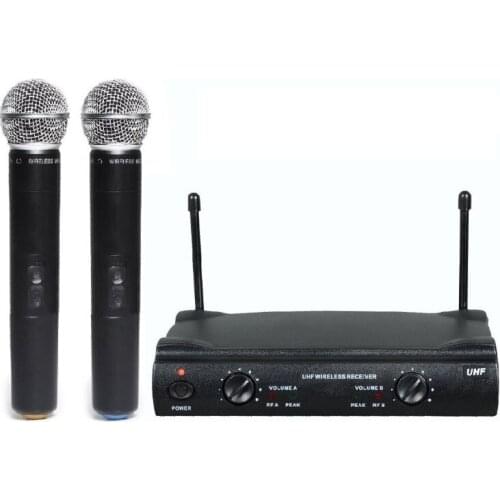 DUAL UHF Wireless mic handheld Microphone for UT4 wireless microfono inalambrico