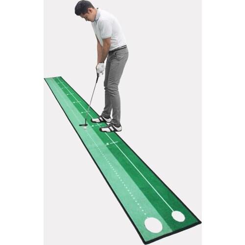 30*300cm Indoor Outdoor Training Golf Hitting Carpet Mini Putting Ball Pad Practice Mat Washable Anti-Slip Practice Golf Mat