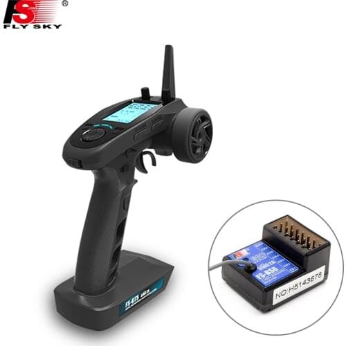 FlySky FS-GT5 2.4G 6CH RC Transmitter Remote Controller with FS-BS6 Receiver for RC Car Crawler Boat Vehicle RC Model Parts
