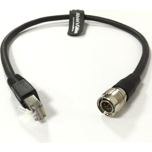 Alvins Cables High Quality Hirose 10 Pin Male to RJ45 Cat6 Original Cable