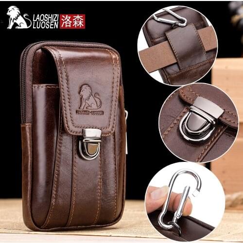 LAOSHIZI LUOSEN Men's Belt Bags