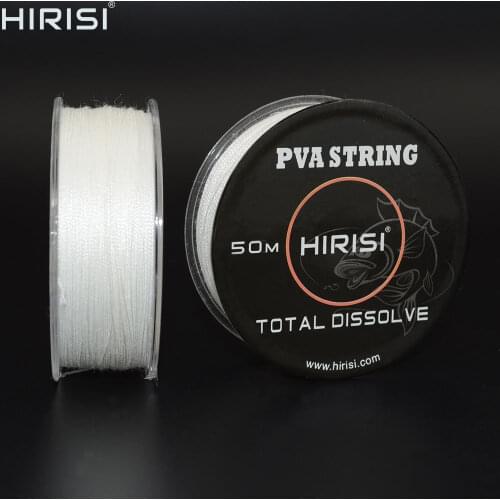 Carp Fishing PVA String 50M Per Roll Dissolve for Carp Fishing Boilie and Carp Fishing Bait Fishing Accessory