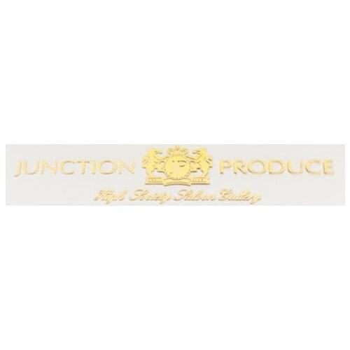 9.5cm X 1.5cm Metal Golden JP Produce VIP Luxury JDM Auto Emblem Badge Decal Stickers Car Accessories