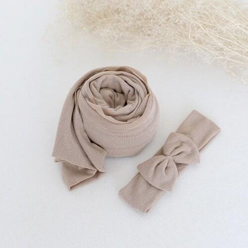 Newborn Stretch Jersey wrap Baby soft swaddle blanket photo props Baby photography wrap Layer fabric