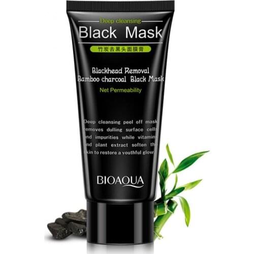 New Cleansing Purifying Blackhead Remover Deep Peel Acne Black Mud Face Mask ER