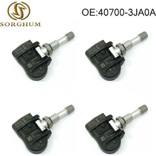 New 4pcs Tire Pressure Monitoring Sensor TPMS for Nissan 40700-3JA0A 407003JA0A