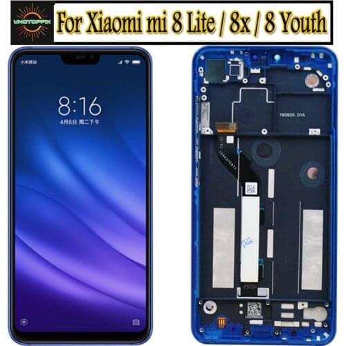 Original 6.26’’ LCD For Xiaomi Mi 8 Lite Display Touch Screen Digitizer Assembly For Xiaomi Mi8 M8 Lite Mi 8X LCD Replacement