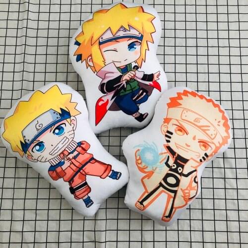 45cm Namikaze Minato Uzumaki Naruto Anime Pillow Cushion Pillow Plush Doll