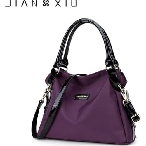 JIANXIU Luxury Handbags Women Messenger Bags Designer Nylon Waterproof Female Shoulder Crossbody 2021 New Tote Bag 2 Color Purse