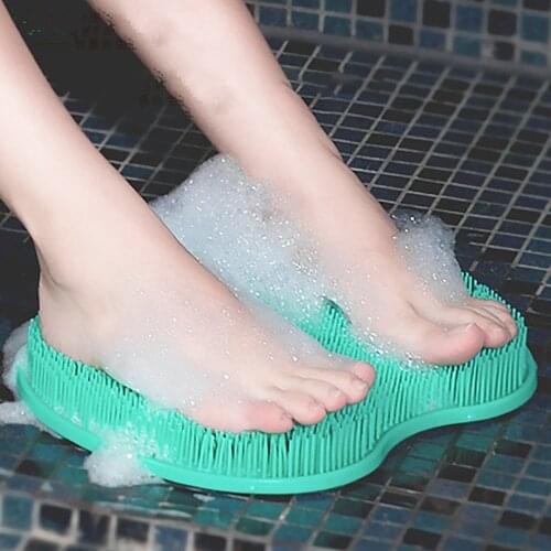 Foot Washing Brush PVC Bath Foot Massage Pad Mat Shower Massage Bathroom Non-slip Bath Mat Anti Skid Pad