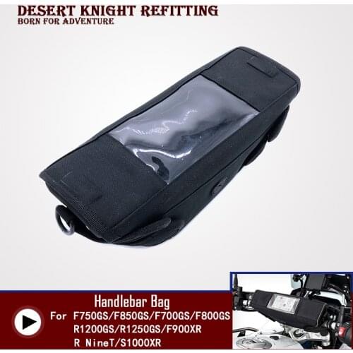Handlebar Waterproof Bag Travel Bag for BMW R1250GS R1200GS ADV F850GS F750GS F 700 800GS R nineT for Honda Africa Twin and More