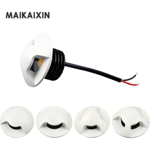 4/10 pcs 3W Recessed Led Stair Light AC220V Indoor Corner Wall lights Step Decoration Lamp Hallway staircase Lamps Dropshipping