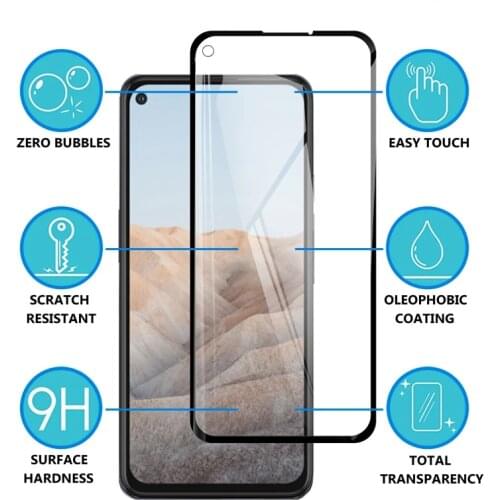 2Pcs For Google Pixel 5A Glass for Google Pixel 5A Tempered Glass Film Full Cover 9H HD Hard Screen Protector Protective Glass